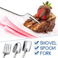 thumbnail image 5 of 18 stycken spade, sked, gaffel, kaffesked, dessertsked, glassked, spadehandtag, 5 of 5