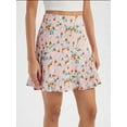 thumbnail image 3 of Floral High Waist Ruffled Mini Skirt, 3 of 5