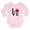 Petal Pink, variant on CafePress - Curling Love Stone Long Sleeve Infant Bodysuit - Long Sleeve Cotton Baby Bodysuit