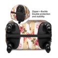 thumbnail image 3 of Bingfone Key Lock And Flowers Luggage Cover Washable Suitcase Cover Protector Anti-scratch Suitcase cover Fits 18-32 Inch Luggage (No luggage included), 3 of 8