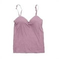 thumbnail image 1 of Women‘s Lady Modal Bra Tank Tops  Adjustable Strap Built In Bra Padded Self Mold Bra Tank Tops Camisole, 1 of 3