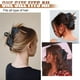 thumbnail image 4 of Pinza para el pelo con lazo negro para mujeres y niñas, 3 piezas antideslizantes con lazos grandes, pasador para cabello grueso y fino, accesorios grandes para el cabello, regalos de Navidad, cumplea, 4 of 5