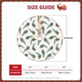 thumbnail image 2 of Xecao Colorful Grass Pattern Christmas Tree Skirt Holiday Part Decorations for Christmas Tree, Farmhouse Christmas Decor Xmas Holiday Home Party Decorations-36", 2 of 6