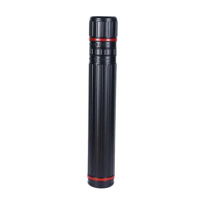 Extendable Plastic Telescopic Document Painting Paper Storage Tube Box(Black,Extra Small)