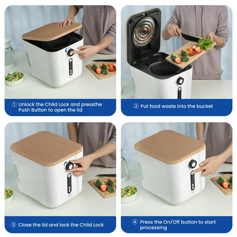3L Kitchen Counter Top Smart Machine Food Waste Composter Kitchen
