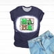 thumbnail image 5 of Mujeres Casual Béisbol Mamá Tie-dyed Impreso Manga corta Cuello redondo Pullover Blusa Camiseta Tops OAVQHLG3B Store lin121212, 5 of 5