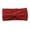 Red, variant on YWDJ Top Knot Headband for Women Women Fashion Keep Warm Knitting Headband Handmade Sport Hairband Orange