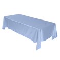 thumbnail image 2 of Table Cloth Polyester Antependium Tablecloth 147 * 259Cm Sky Blue, 2 of 9