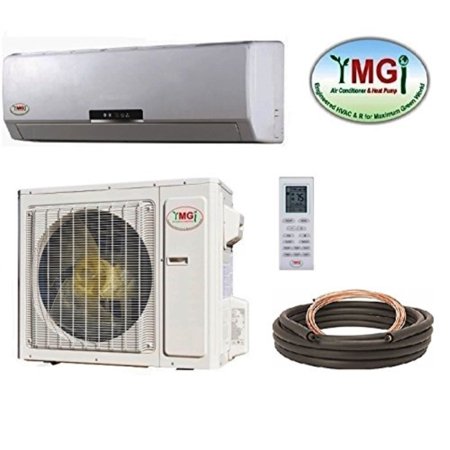 18000 btu 18 seer ymgi ductless mini split dc inverter air conditioner heat pump system - 208-230 volt with 25 ft