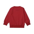 thumbnail image 3 of LIJCC Ensemble de Survêtement 2 Pcs pour Tout-Petits - Sweat à Manches Longues Rouge Riche avec Graphique "Aimé" & Cœur Blanc + Pantalon à Cordon Gris Doux (Confortable & Réconfortant pour la Saison), 3 of 8