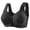 Black, variant on Bras for Women Supportive Seamless Push Up Bra T-Shirt Bra Plus Size Wireless Bra Front Closure Fixed Cup Push Up Shaping Tank Women Underwears