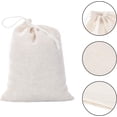 thumbnail image 3 of Bolsas de gasa para colar bolsas de té vacías reutilizables bolsas de sopa bolsas de especias para cocinar bolsas de café frío bolsas colador, beige, 3 of 5