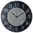 thumbnail image 2 of River City Cuckoo LDIST-B-22 Large Distressed Blue & Black Wall Clock, 2 of 7
