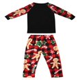 thumbnail image 3 of Matching Family Christmas Pajamas Set Family Christmas Pjs Matching Sets Gingerbread Man Printed Sleepwear Sets, 3 of 5