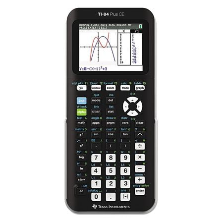 Texas Instruments TI-84 Plus CE Graphing Calculator, Black