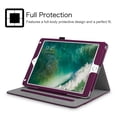 thumbnail image 4 of Fintie Multi-Angle Viewing Case for iPad 6th / 5th Generation (2018/2017 Release), iPad Air 2 / iPad Air 1 (9.7 Inch) - Premium PU Leather Cover with Pocket, Purple, 4 of 7