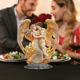 thumbnail image 5 of Valentine's Day Decorations Valentine's Day Fairy Flower House Couple Acrylic 2D Statue Collection 1Pcs Anniversary Wedding Valentine's Day Figurine Gifts Home Table Ornaments, 5 of 6