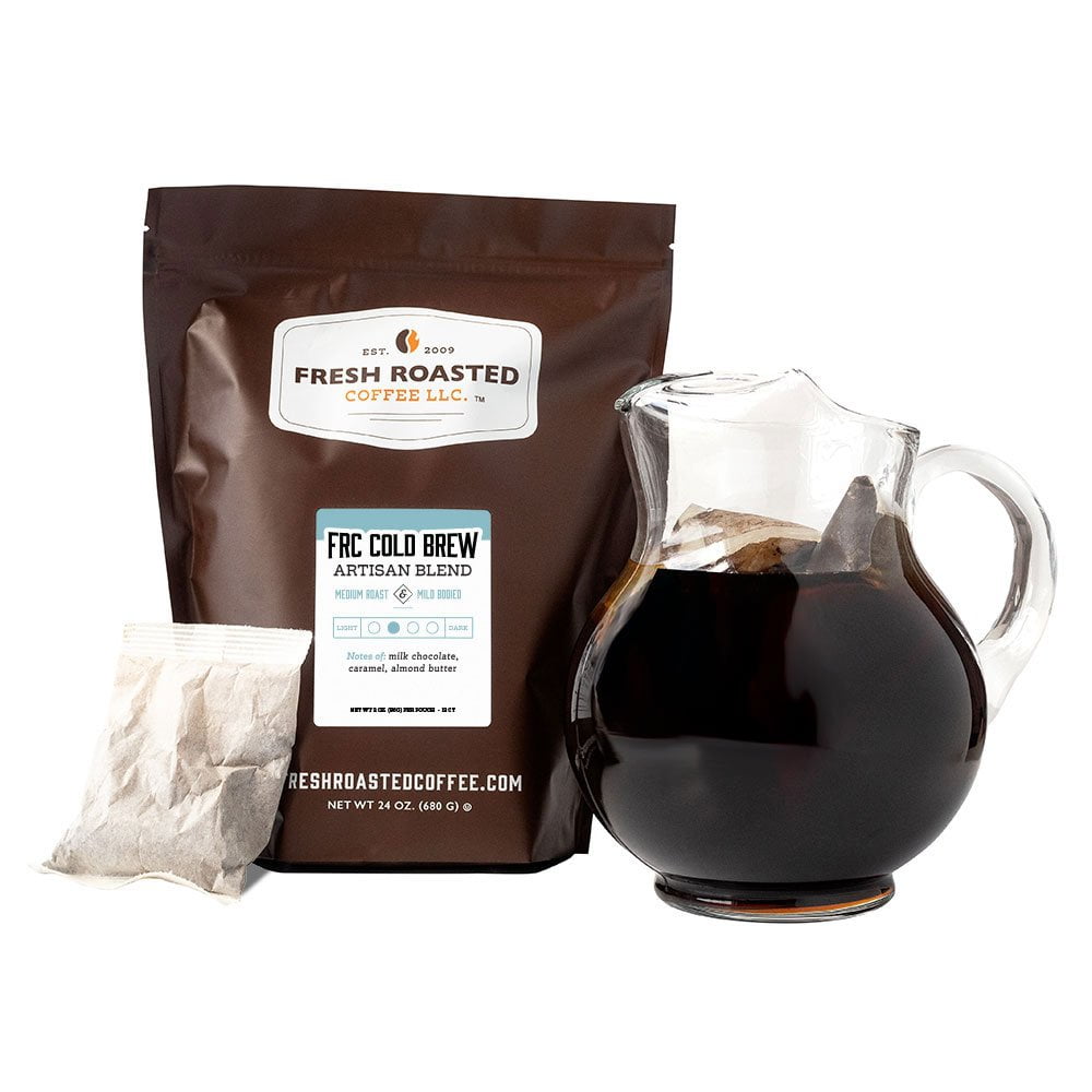 Fresh Roasted Coffee, FRC Cold Brew Blend Coffee, 12 Filter Packs, 24 ...