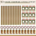 thumbnail image 2 of 12PCS Bed Frame Hardware Connector Kit M8x100 mm, 2 of 5
