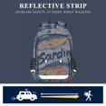 thumbnail image 5 of FORMRS Unisex School Backpack 17" Student Travel Bag with Laptop Compartment, Yellow Sardines Pattern, 5 of 7