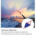 thumbnail image 4 of Eigraketly Ancla de mar, artesanía multicolor, suministros para Kayak, pieza reemplazada, accesorios para barcos, freno de deriva de tamaño Deportes acuáticos Azul rojo, 4 of 6