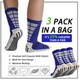 thumbnail image 4 of 3 Pairs Non Slip Hospital Socks, Anti Slip Non Skid Slipper Hospital Socks with grips for Adults Men Women Elderly, 4 of 6