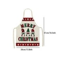 thumbnail image 6 of nvzhuang Christmas Kitchen Aprons Waist Strap Gnome Car Cooking Baking Cleaning Apron Adjustable Waterproof Chefs Apron, 6 of 6