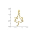 thumbnail image 3 of 10K Yellow Gold Canadian Maple Leaf Charm Pendant Necklace with Chain for Women, 3 of 5