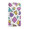 thumbnail image 2 of Yayeee Blank Wall Plate Cover 1-Gang 4.5"x2.7" Home Unused Decorative Outlet, Purple Retro Pattern, 2 of 7