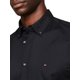 thumbnail image 2 of Camisa Tommy Hilfiger Flex de popelina regular de manga larga negra, 2 of 5