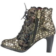 thumbnail image 4 of Spring Step L’Artiste Glitterail Women's Metallic Ankle Boots with Cushioned Comfort, 4 of 7