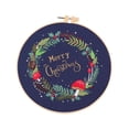 thumbnail image 4 of simhoa Christmas Embroidery Kit Decorative DIY Xmas Home Decor Cute Hand Embroidery Plant, 4 of 8