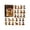 C, variant on Reduce!Cake Figurines Advent Calendar 24-Day Acrylic Collectible Gift Box