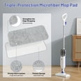 thumbnail image 3 of Prettycare Steam Mop, Handheld  Steam Cleaner for Floor Cleaning, Detachable Steam Mop for Tile and Hardwood,Blue, 3 of 12