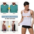 MANIFIQUE 3 Packs Men's Compression Shirts Slimming Tank Top Workout