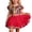 Red, variant on Girls Performance Dance Skirt Stage Recital Tutu With For Party