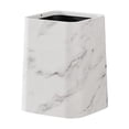 thumbnail image 1 of Cubo de basura cuadrado de mármol, contenedor de basura reutilizable moderno sin tapa, contenedor de basura para sala de estar, cocina y dormitorio, 1 of 8
