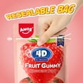thumbnail image 7 of AMOS 4D Fruit Gummy Strawberry Burst, Real Fruit Juice Gummy Candy, Gluten-Free, 2.29 oz, 7 of 7