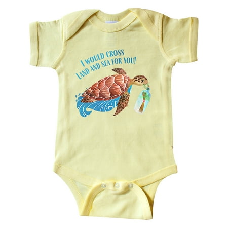 

Inktastic I Would Cross Land and Sea For You Gift Baby Boy or Baby Girl Bodysuit
