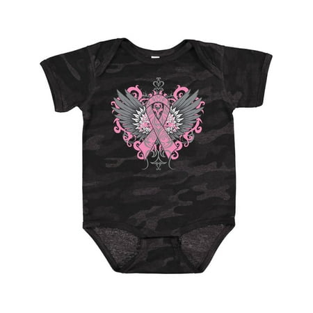 

Inktastic Breast Cancer Cool Wings Gift Baby Boy or Baby Girl Bodysuit