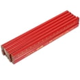 thumbnail image 1 of TEHAUX 72ensemble Crayon de Charpentier Rouge pour Menuisiers Marqueur de Menuiserie Utilisation Construction, 1 of 8