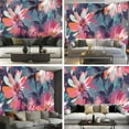 thumbnail image 6 of Peel and Stick Wallpaper Canvas Cute hand drawn abstract flowers print Modern cartoon style Modern Art Wall Mural Decor Self Adhesive and Removable 69in x 98in, 6 of 6