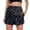 X28 Multicolour, variant on Glisme Shorts for Women Sequin Embroidery Elastic Waist with Pockets Summer Smooth Women Shorts Size L Black
