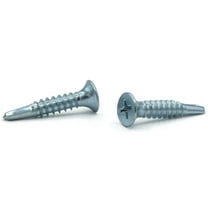 #8 x 2 1/2" Self-Drilling Drywall Screws / Phillips / Bugle Head / Steel / Zinc - 2000 Piece Carton