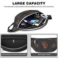 thumbnail image 4 of Fanny Pack Black Halloween Pumpkins Waist Pack Bag,Running Cross Bag,Waterproof Large Fanny Packs for Women Men for Travel Running Hiking Cycling, 4 of 6