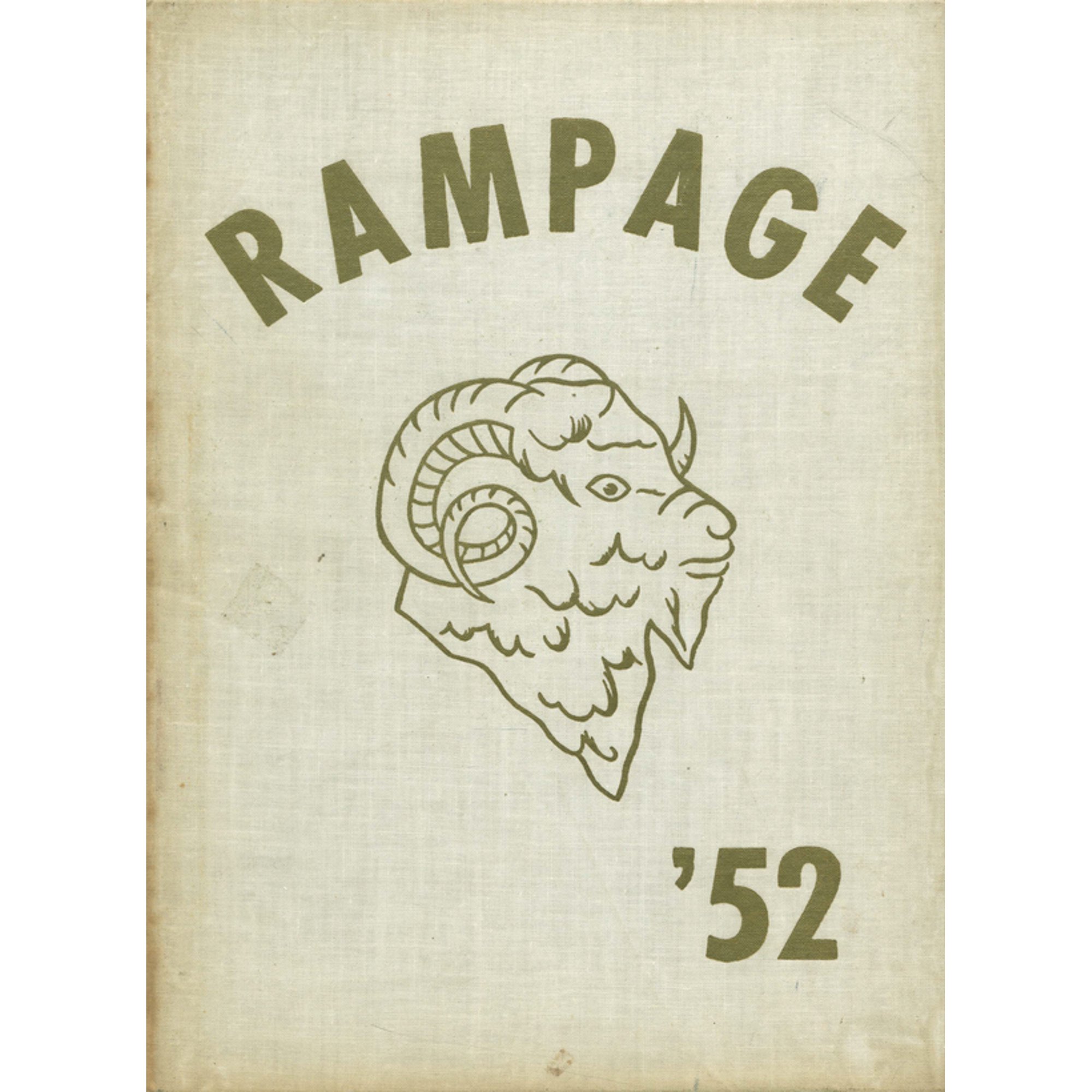 (Custom Reprint) Yearbook: 1952 Harbor Springs High School - Rampage Yearbook (Harbor Springs, MI)