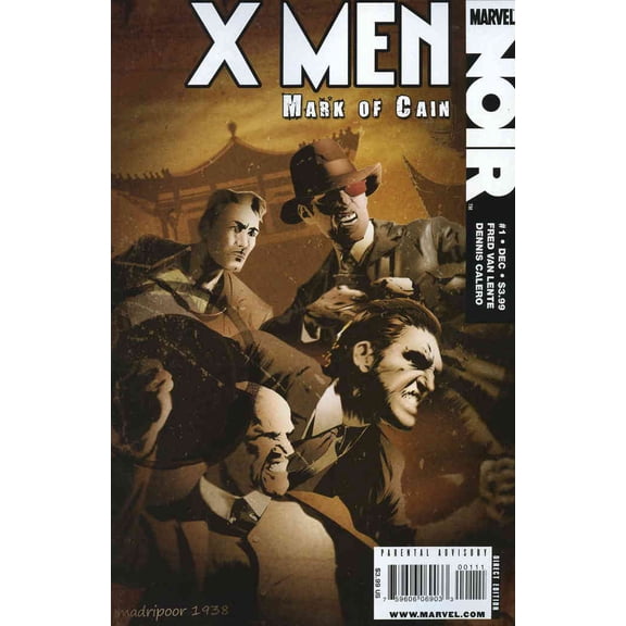 X-Men Noir: Mark of Cain #1 VF ; Marvel Comic Book