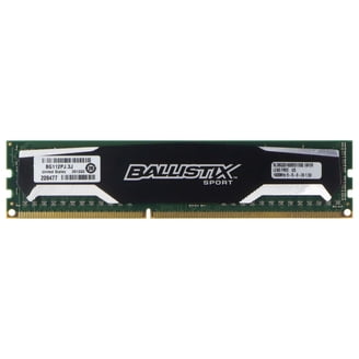 Crucial Ballistix Sport LT Gray RAM, 8GB DDR4-2666 UDIMM, Desktop