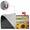 thumbnail image 5 of Sunflowers Mailbox Cover Magnetic Mailbox Wraps Post Box Cover Décor 25.5x21 in, 5 of 7