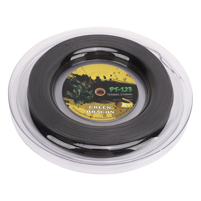 Cuerda de Raqueta de Tenis de 200M Cuerdas de Raqueta de Carrete de Cuerda de Tenis de Doble Acanalado Resistente a la Tracción para Accesorios de Raqueta de Adolescente ANGGREK Otros